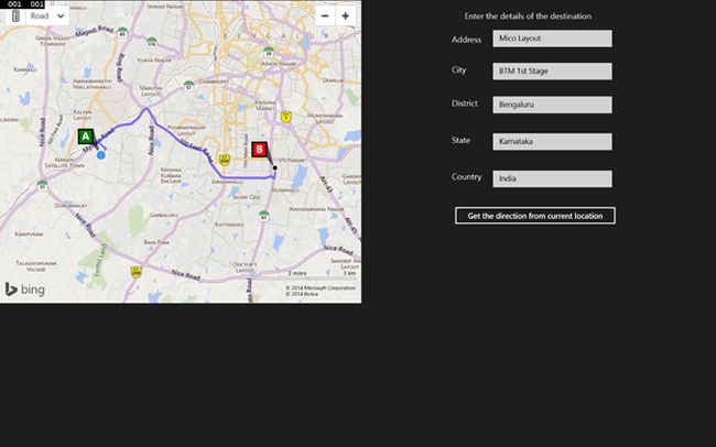 Source to destination route 